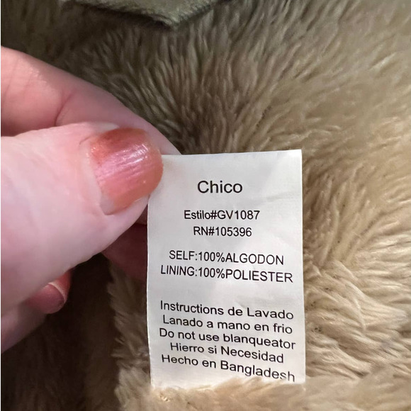 C'ESTTOI Utility Vest w/Faux Fur Lining Zipper and Snap Closure Size Small - Picture 7 of 7